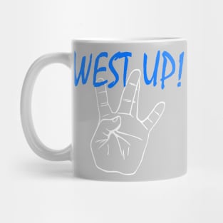 WS UP! blue 2 Mug